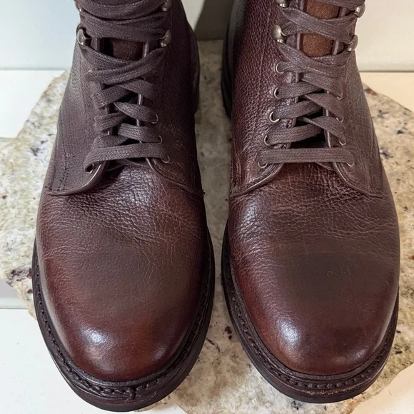 Allen Edmonds Higgins Mill Weatherproof Mens Boot Burgundy Chromexcel Leather 9 - Picture 7 of 16